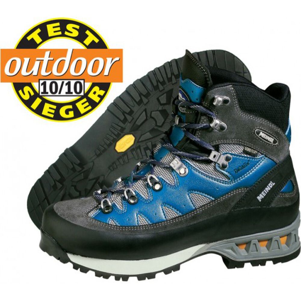 Vibram Sole Meindl Alpine Trek GTX Erkek Yürüyüş Ayakkabısı Siyah/Mavi,CN1678592